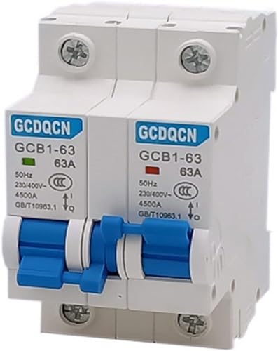 Commutateur de transfert manuel 1P+1P et mini disjoncteur de verrouillage bi-puissance 220V AC 16A