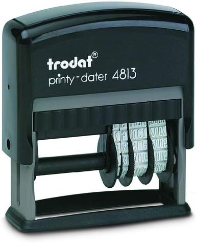 Trodat . 375 x 1" Sello Autoentintado con Mensaje Personalizado