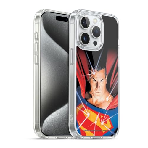 Funda Superman iPhone 15 Pro evita arañazos con gel suave de DC