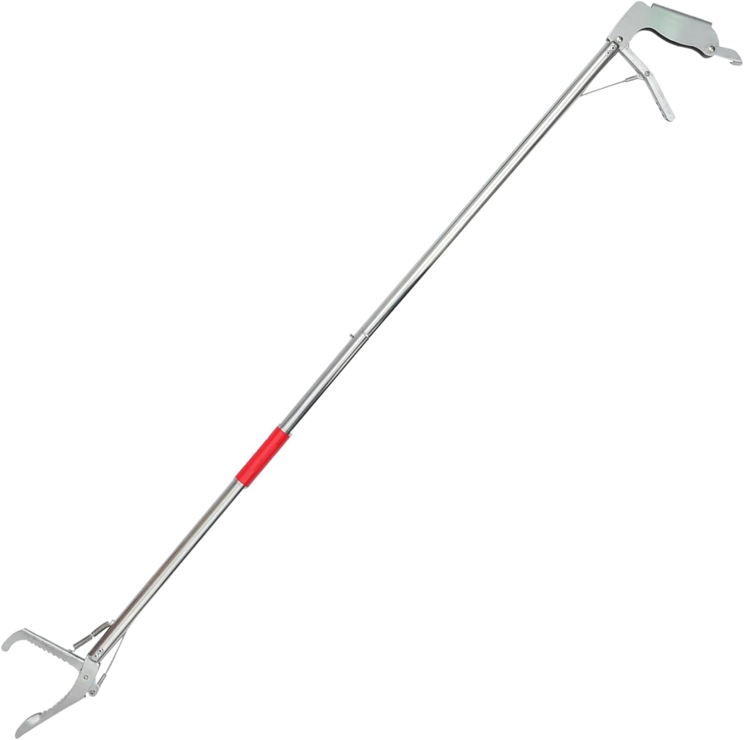 1pc Stainless Steel Collapsible Snake Hook Outdoor Snake Catcher Trap Clamp