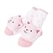 C.R. Gibson Rattle Toe Single Pair Socks, Ice Cream