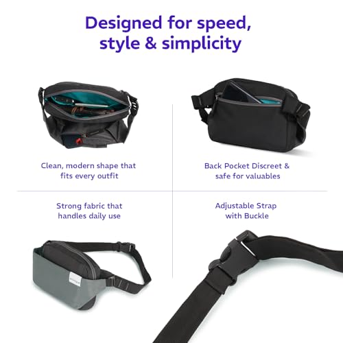 Image of Provogue Rover Waist Bag for Men & Women, Crossbody Waist Pouch with Zippered Compartments & Adjustable Strap,Multipurpose Fanny Pack for Travel & Outdoor Activities Chest Bag