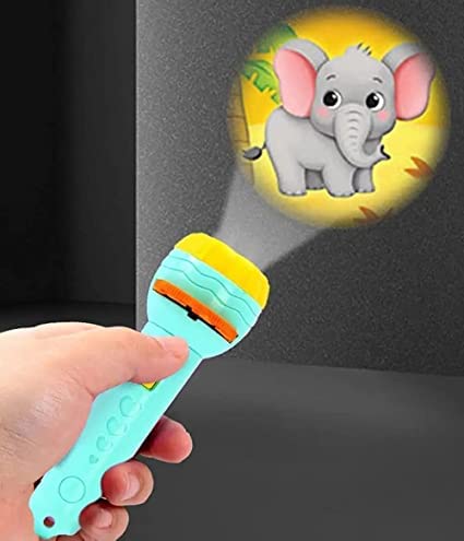 Projector Flashlight Torch for Kids | Slide Flashlight Lamp Education Learning Toy
