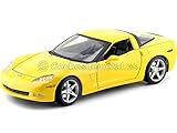 Maisto 1/18 '05 Corvette C6 Coupe Yellow