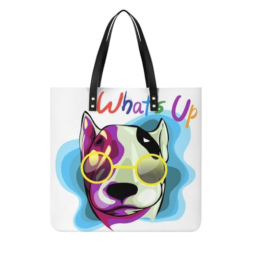 Sac shopping chien coloré spacieux pour en finir avec les cabas trop petits