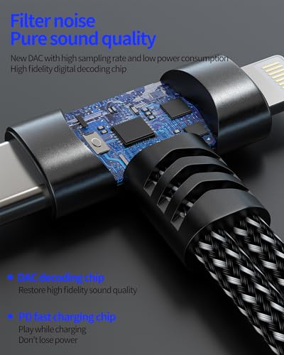 Adaptateur iPhone 15 et iPad connecteur de type C vers jack - 6