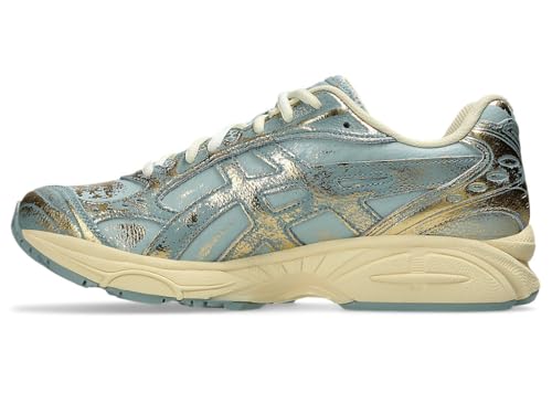 Image of ASICS Unisex Gel-Kayano 14 Pure Gold /Cold Moss Sneakers - 8 UK Men / 7 UK Women (1203A476.200)
