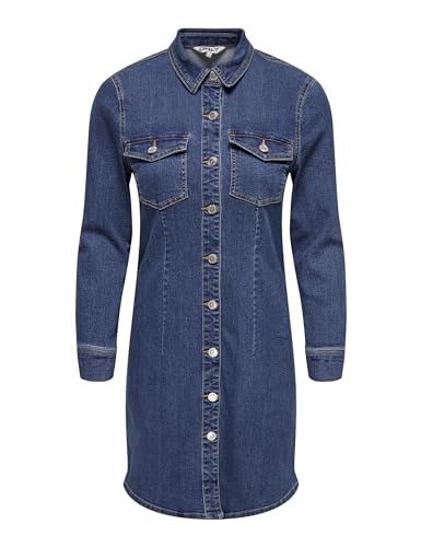 ONLY Onlbelieve Ls Stretch DNM Dress Qyt Noos