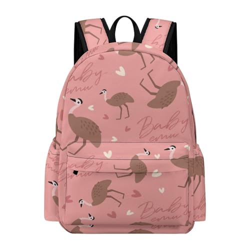 Emu Travel Backpack for Men Women Lightweight Computer Laptop Bag Shoulder Bag Daypack