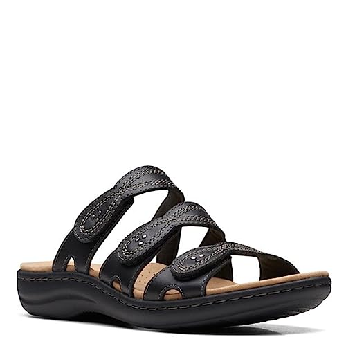 Sandales Clarks Laurieann Ayla en cuir noir taille 36 pour femme