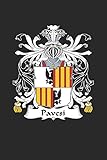  Pavesi: Pavesi Coat of Arms and Family Crest Notebook Journal (6 x 9 - 100 pages)