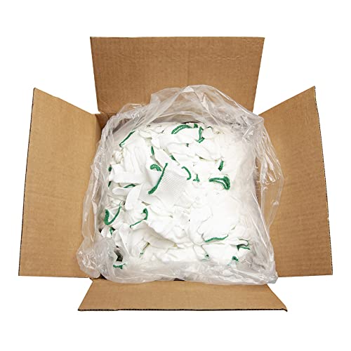 Berkshire BGL7.200SB Nylon BCR Full-Finger Bulk Glove Liner, Single Knit, Small, Green (Pack of 200)
