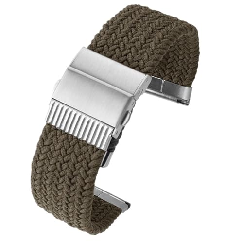 Bracelet montre nylon 20mm 22mm à dégagement rapide et boucle acier