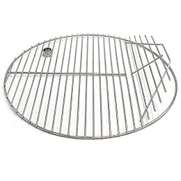 Hongso 19.5" 304 Stainless Steel Round Grill Grates for Akorn Kamado Ceramic Grill, Char-Griller E16620 16620 6719 E56720 6520 16820 6020 6620, Pit Boss K24, Louisiana Grills K24 Charcoal Grill