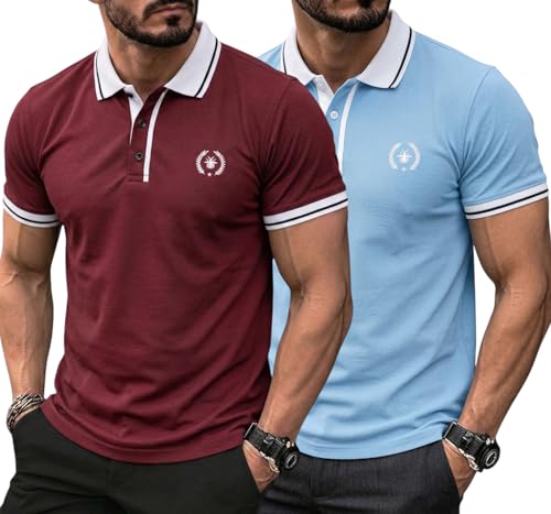 Image of JVX Men Polo T Shirt || Polo T Shirt for Men || Reguler Fit Tshirt for Man || Coller T-Shirt (Available in Plus Size, Also Available in Combo Packs) (MRT-222)