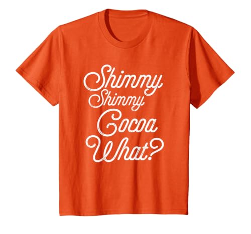 Shimmy Shimmy Cocoa What? T-Shirt, Youth, Orange, X-Small