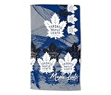 Northwest NHL Toronto Maple Leafs Oversized Microfiber Beach Towel, 40 x 72 Inches – Quick Dry, Sand Resistant, Lightweight, Highly Absorbent, Distorter Design