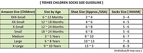 Teehee Little Girls And Toddler Cute Novelty And Fashion Cotton Crew Socks 18 Pair Pack Gift Box (9-10 Years,) #TOP3