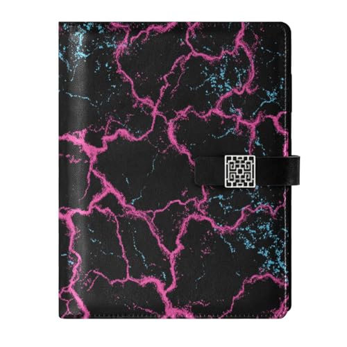 Carnet de notes à spirale bordeaux fluo pour organiser vos réunions pro
