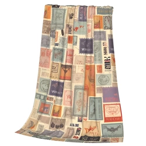Couverture imprimée en flanelle douce cadeau idéal nostalgie - 4