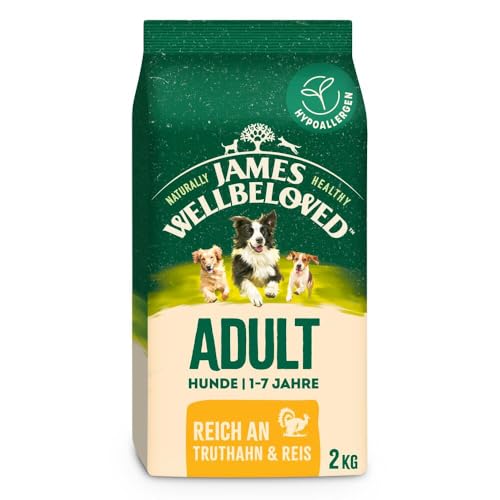 James WELLBELOVED 2kg Hund Trockenfutter Truthahn & Reis