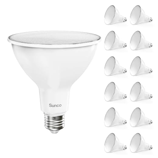 Sunco 12 Pack Outdoor Flood Light Bulbs