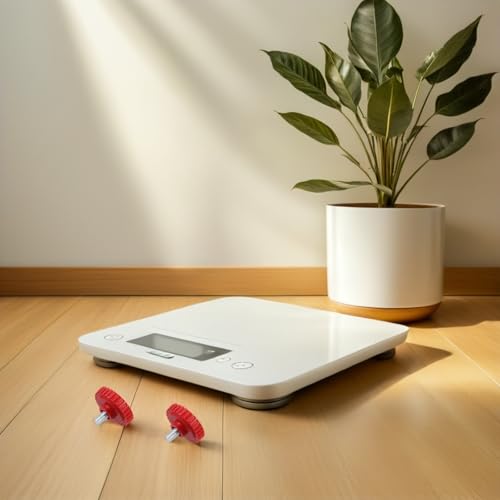 Almohadillas antideslizantes y tornillos Toddmomy de plástico para básculas 5