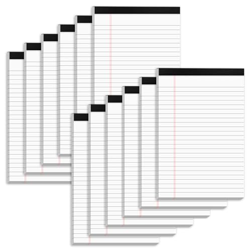 5" x 8" Note Pads 12 Pack of Legal Pads