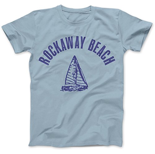 Image of Rock Away Beach As Worn By Johnny T-Shirt Light Blue