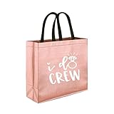 CUTERUI GIFTED 1 pcs Rose Gold I Do Crew Non-Woven Gift Bag for Bridesmaid Gifts,Bachelorette Party Favors