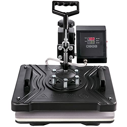 Foto von Lartuer Transferpresse Tassenpresse Textilpresse T Shirtpresse Heat Press Machine 8 in 1 Mulitifunktional Sublimation 360-Grad-Drehung (8IN1)