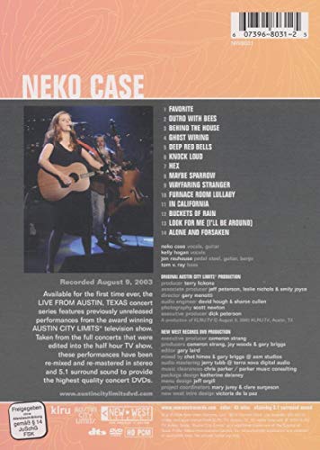 Neko Case Live from Austin TX DVD con directo integro edicion de importacion britanica original 3