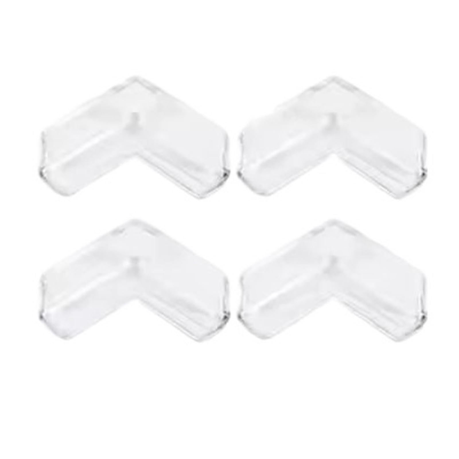 4/8/16pcs Safety Silicone Table Corner Protector Furniture Edge Protection Cover Transparent Children Anti Collision(4PCS L Shaped)