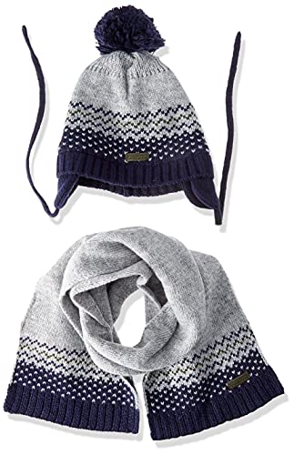 Bonnet bébé garçon Chicco et écharpe haut de gamme en maille douce