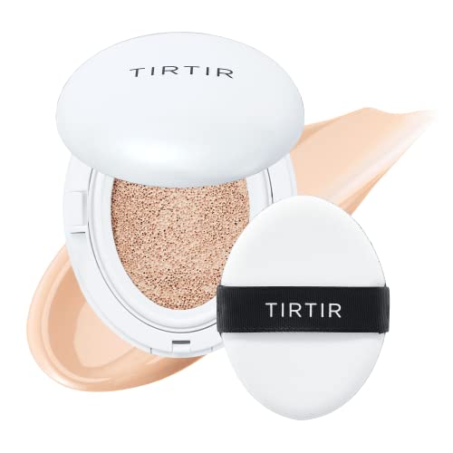 Tirtir My Glow Cream Cushion #17C Porcelain 0.6 Oz (18G) 24-Hours Long Lasting Glow #TOP14