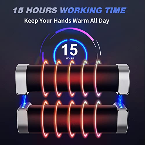 Hand Warmers Rechargeable 2 Pack, 10000Mah 2 In 1 Magnetic Electric Hand Warmer, Portable Usb Hand Warmer Power Bank, Best Winter Gifts For Women & Men. #TOP2