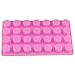 Mujiang 28-cavity Emoji Emoticon Cake Moulds Smiley Silicone Candy Baking Chocolate Molds Pack of 2