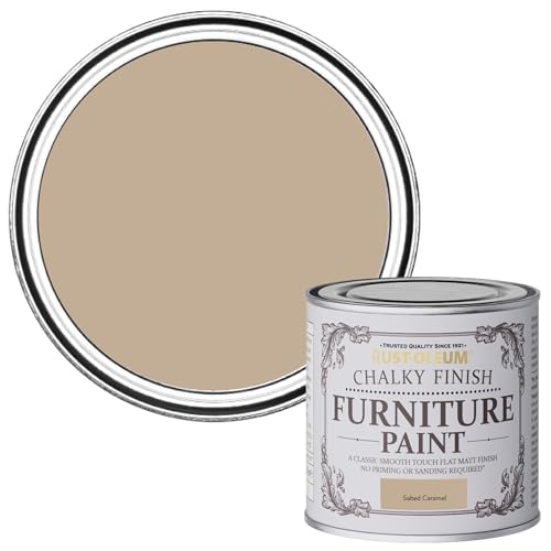 Rust-Oleum Chalky Furniture Paint Salted Caramel Matt 125ml