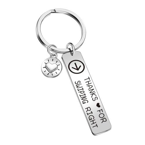 JIUSHUN One Month Anniversary Jewelry for Boyfriend Gift Couple Stuff Gifts for Girlfriend...