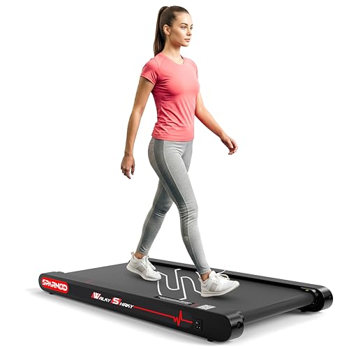 Sparnod Fitness WalkyShaky Vibration Walking Pad Treadmill for Home Use – Under Desk...