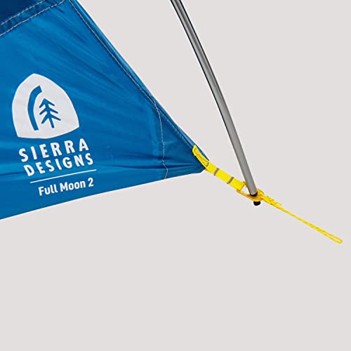 Sierra Designs Full Moon 2 – Lightweight, Backpacking and Camping Tent - 2 Door 2 Vestibule Design – Included Burrito Bag for Quick and Easy Storage