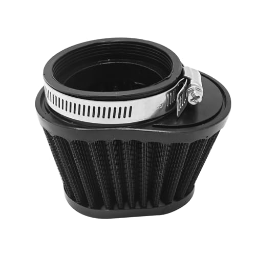 ZUDKSUY Filtro de ar de motocicleta preto com clipe filtro de ar filtro de entrada de cabeça de cogumelo para motocicleta carro e mini bicicleta filtros de ar frio (51 mm-2 polegadas)