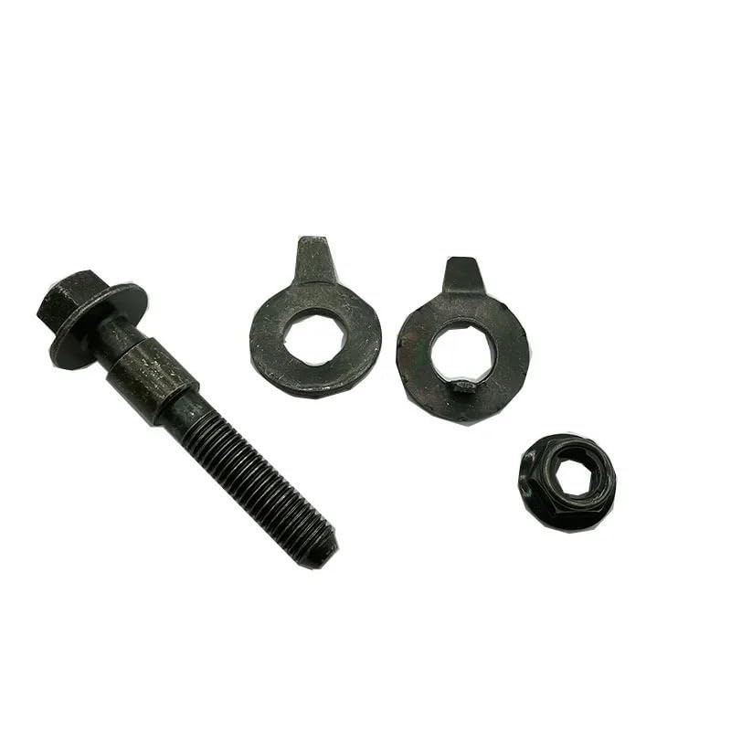 Ecrou Antivol,Boulon de Roue,Goujon de Roue Lot de 4 boulons de carrossage d'alignement de Roue 12 mm-17 mm 10,9, vis Excentrique, Outils de réparation de réglage de Voiture(4PCS 17mm)
