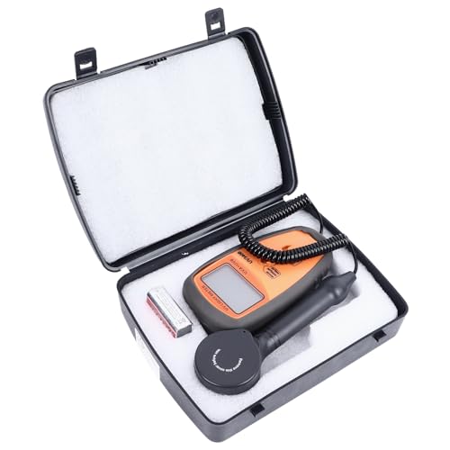 Light Meter, UVA UVB Tester with LCD Display, Portable Meter for Lamp Testing and More for Measuring Light, Test Range: 0-40mW, 290-390nm