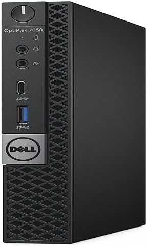 Dell Optiplex 7050 Micro Form Factor Desktop, Intel i5 7500T 2.7Ghz, 8GB DDR4, 256GB M.2 SSD, Wi-Fi, HDMI, Windows 11 (Renewed)
