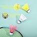PULEEBO Nylon Badminton Shuttlecocks for Beginner and Professional Play-24 Pack Badminton Birdies for Outdoor Lawn Beach Playground Sports Training 2 Dozen Balls 8 Yellow 8 White 8 Pink