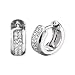 Produktbild Engelsrufer Anna Creole für Damen rhodiniertes 925er-Sterlingsilber mit 38 weißen Zirkonia Größe 13 mm
