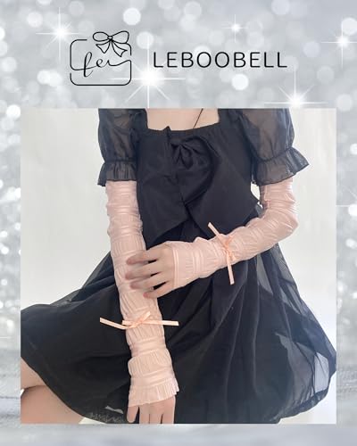 Womens Ballet Style Y2K Leg Warmers Wrist Cover Cute Ruched Stacked Mid Tube Leg Covers Harajuku One Size3