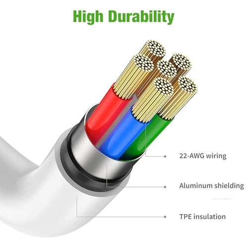 Caricatore Rapido Usb C Da 20W, Certificato Mfi Caricabatterie Iphone E Cavo Di Ricarica Iphone, Alimentatore Pd E Usb C A Lightning Cavo 1M Per Iphone 14/14 Pro/14 Pro Max/14 Plus/13/12/11/Xs/Ipad - 5