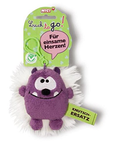 Preisvergleich Produktbild Nici Schluesselanhaenger \"Fuer einsame Herzen\" lila / weiss, 37155